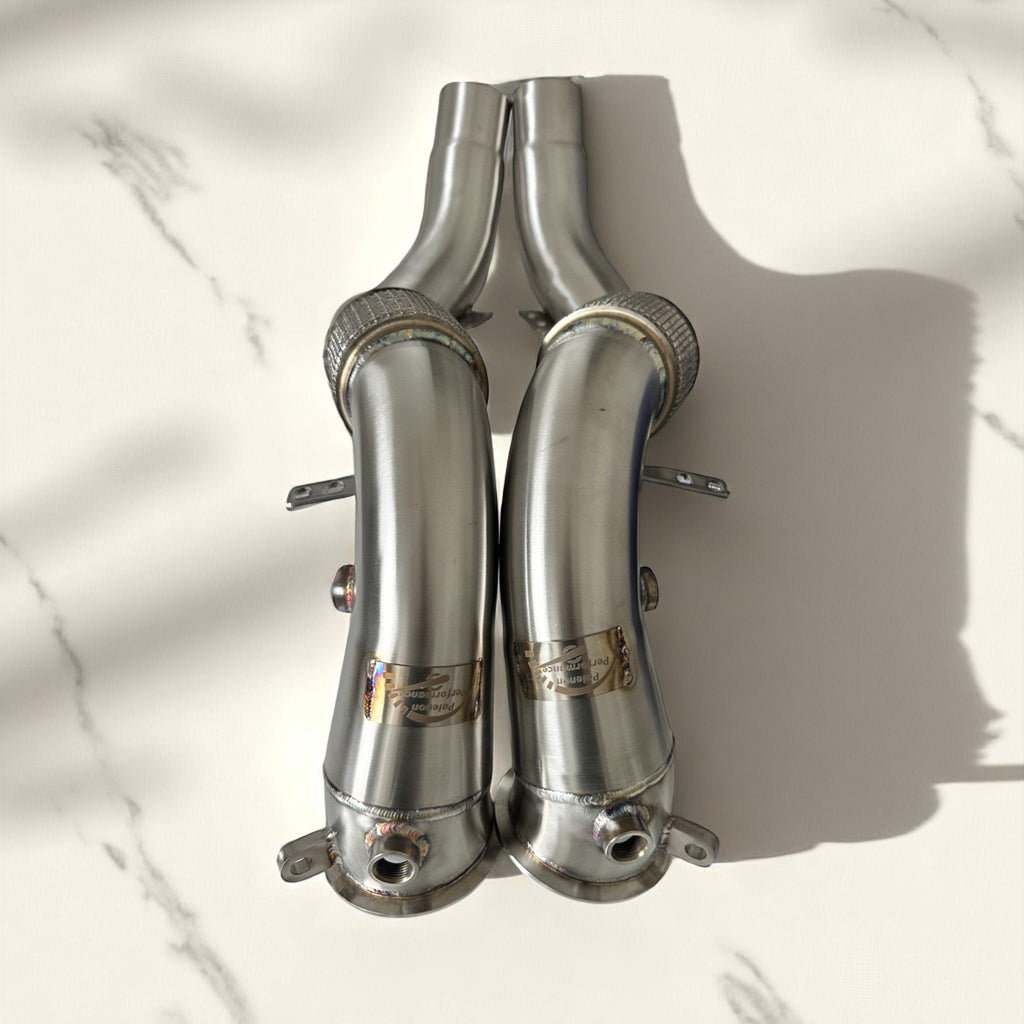 BMW N63R & N63B Catless Race Downpipes - M550i, 750i, M850i, X5, X6, X7