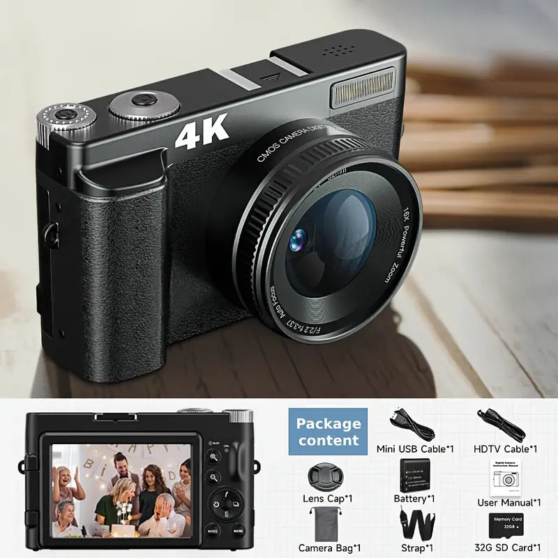 4K Digital Camera: Capture Every Detail in Stunning Clarity
