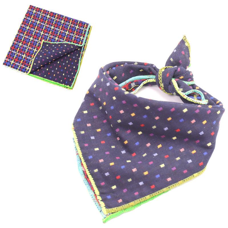 Fashionable Double Sided Cotton Pet Scarf