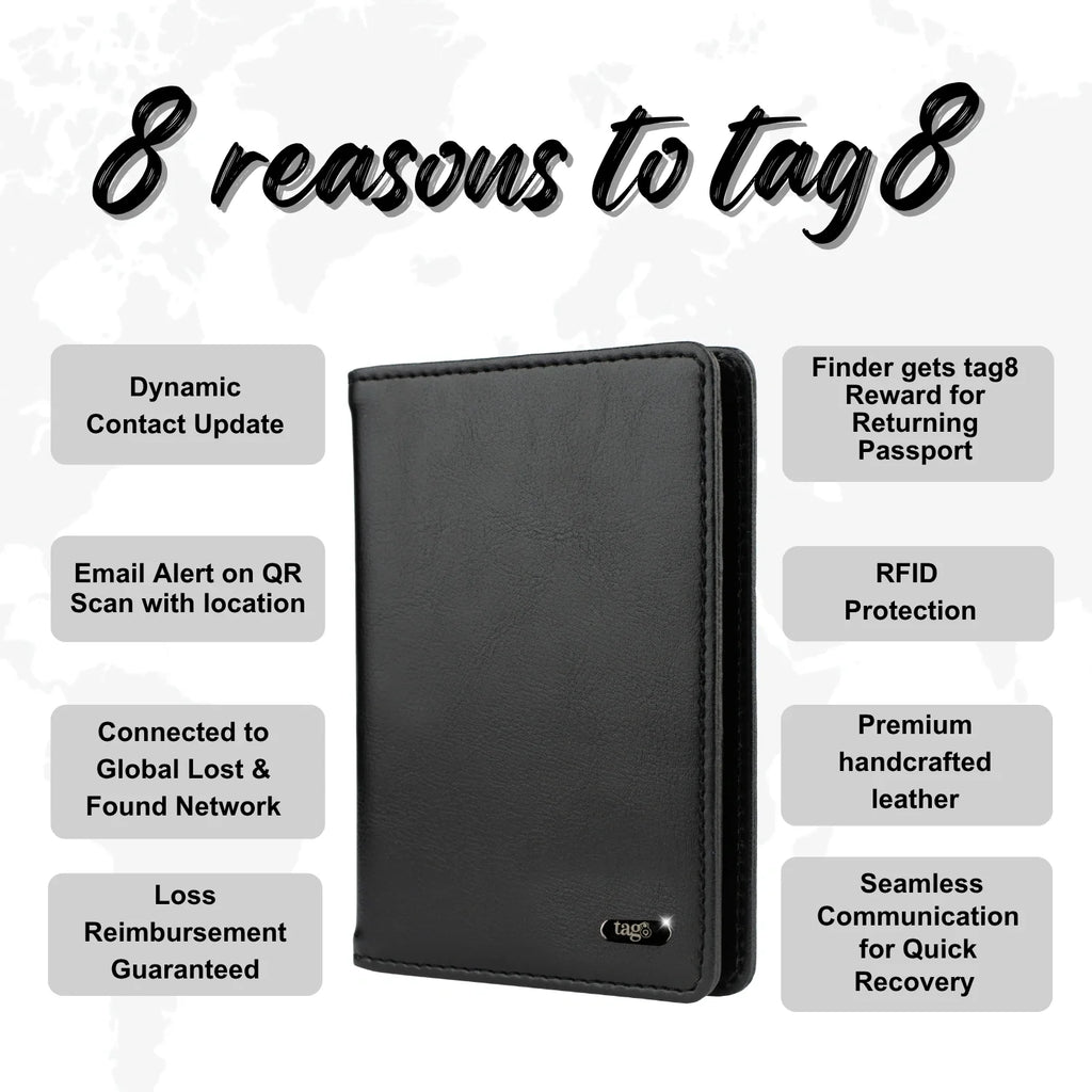 Genuine Leather Passport Case