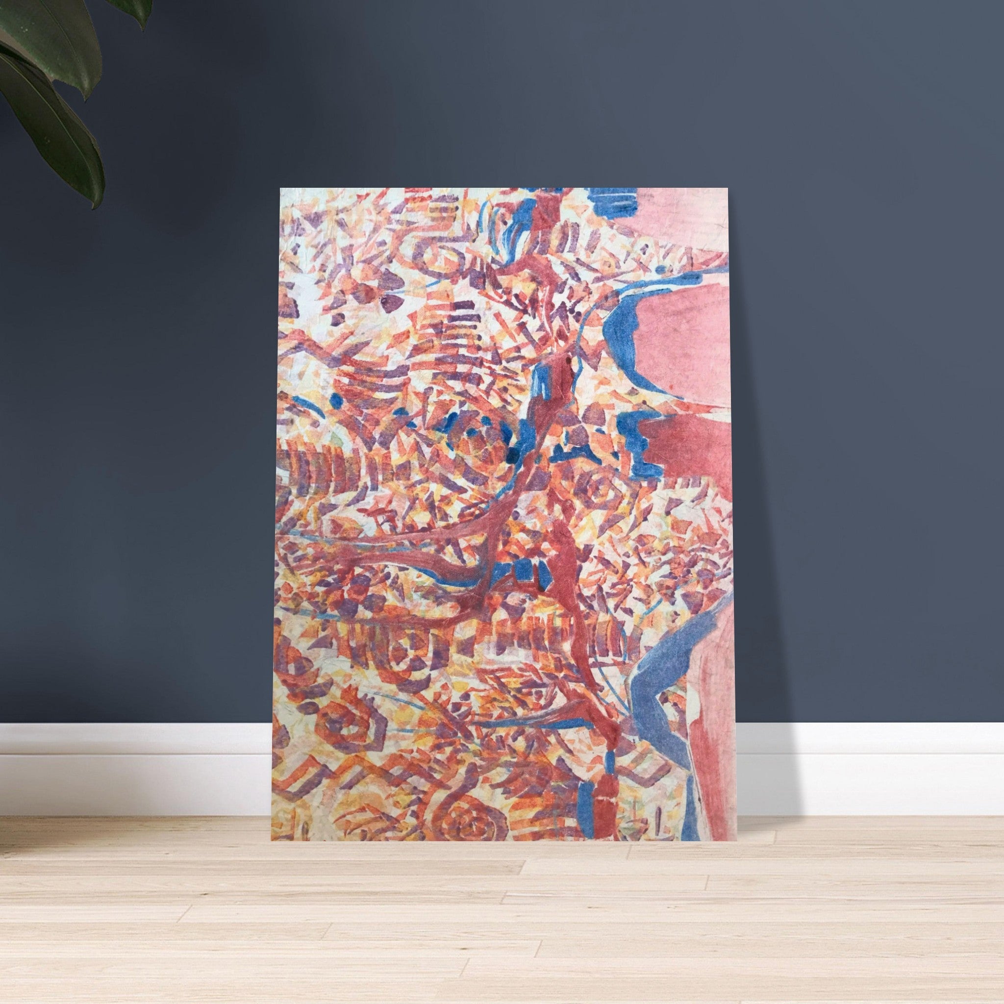 'Abstract Fusion' Abstract I 20x28 Museum-Quality Matte Paper Poster | Original Artwork by American Artist Barbara Cleary