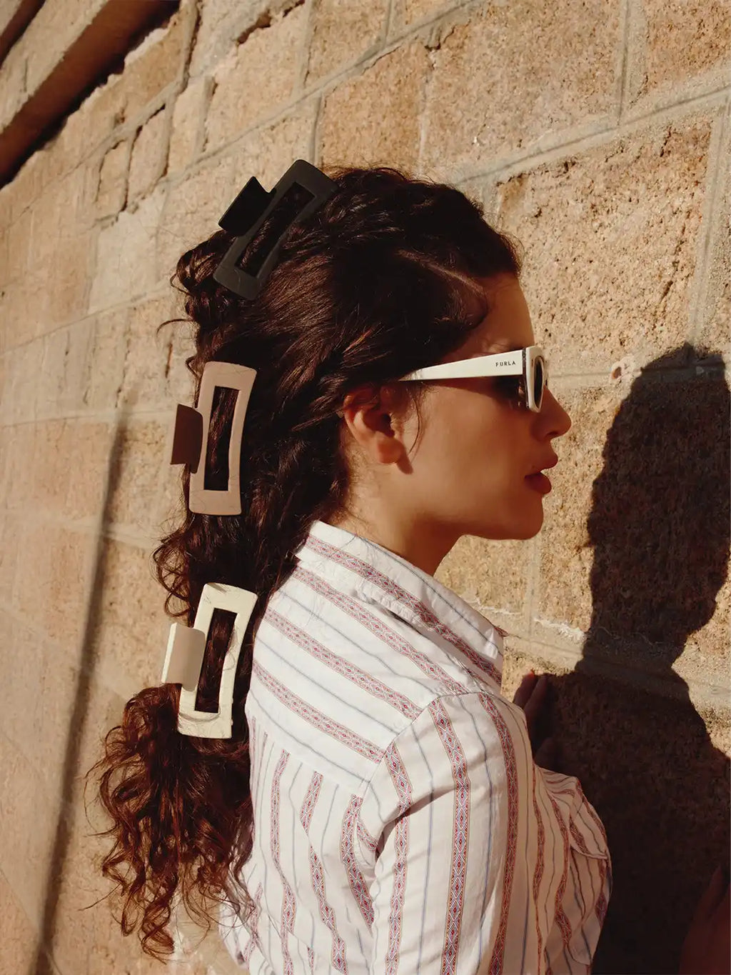 Neutral Luxe Claw Clips, Set of 3