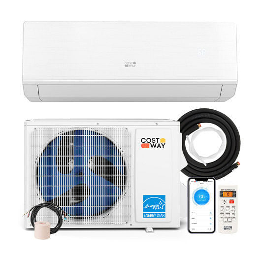 Energy Star Certified 12000 BTU 24 SEER2 208-230V Ductless Mini Split Air Conditioner and Heater Wi