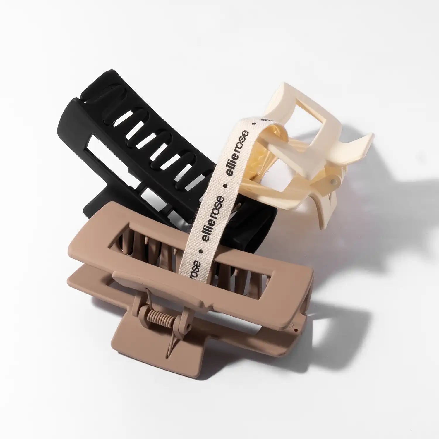 Neutral Luxe Claw Clips, Set of 3