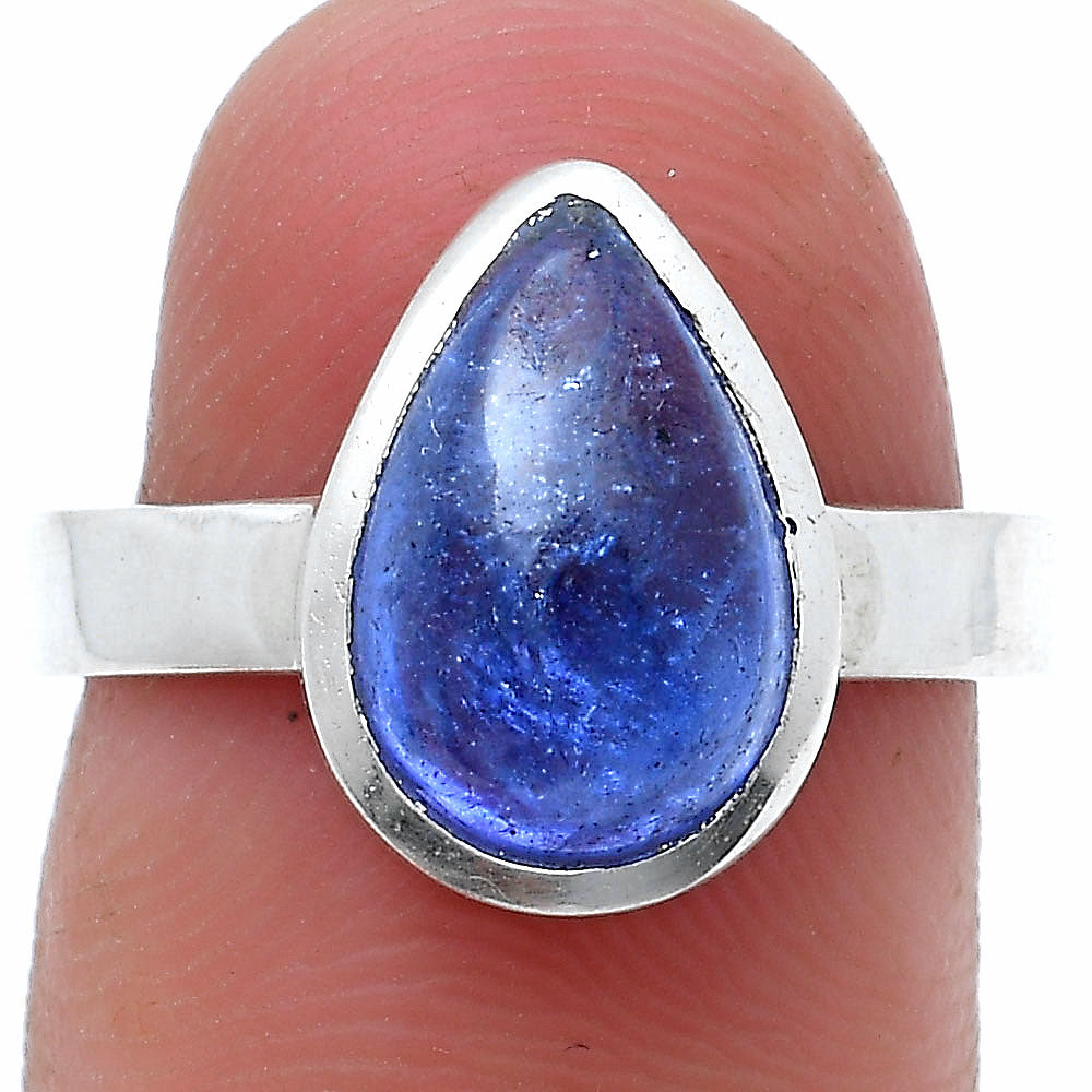 Natural Tanzanite Cab Ring size-7 R-1004 SDR229205