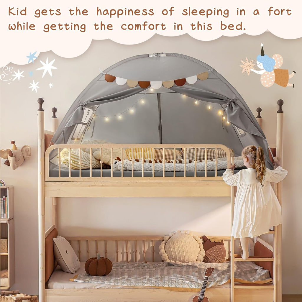 Twin Bed Tent Canopy Blackout Privacy PlayhouseKit