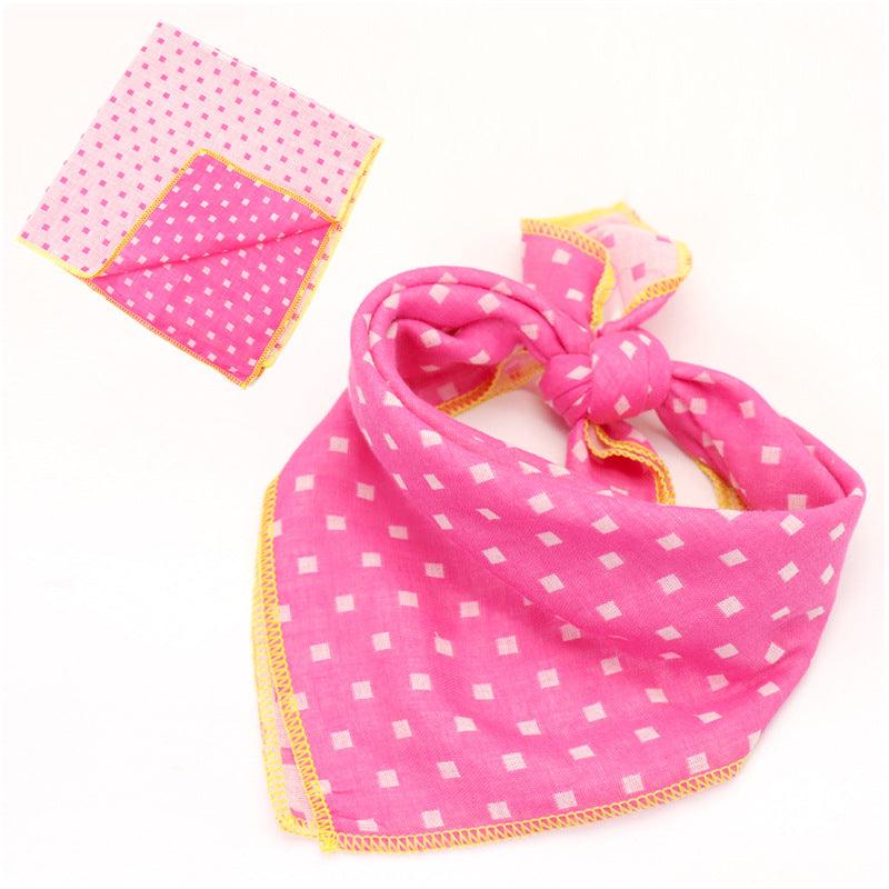 Fashionable Double Sided Cotton Pet Scarf