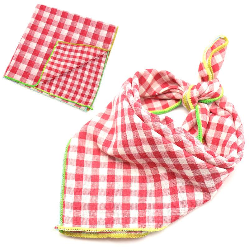 Fashionable Double Sided Cotton Pet Scarf