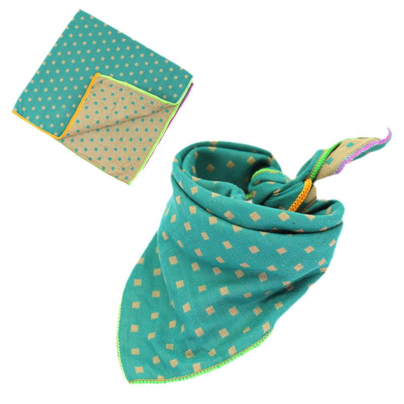 Fashionable Double Sided Cotton Pet Scarf