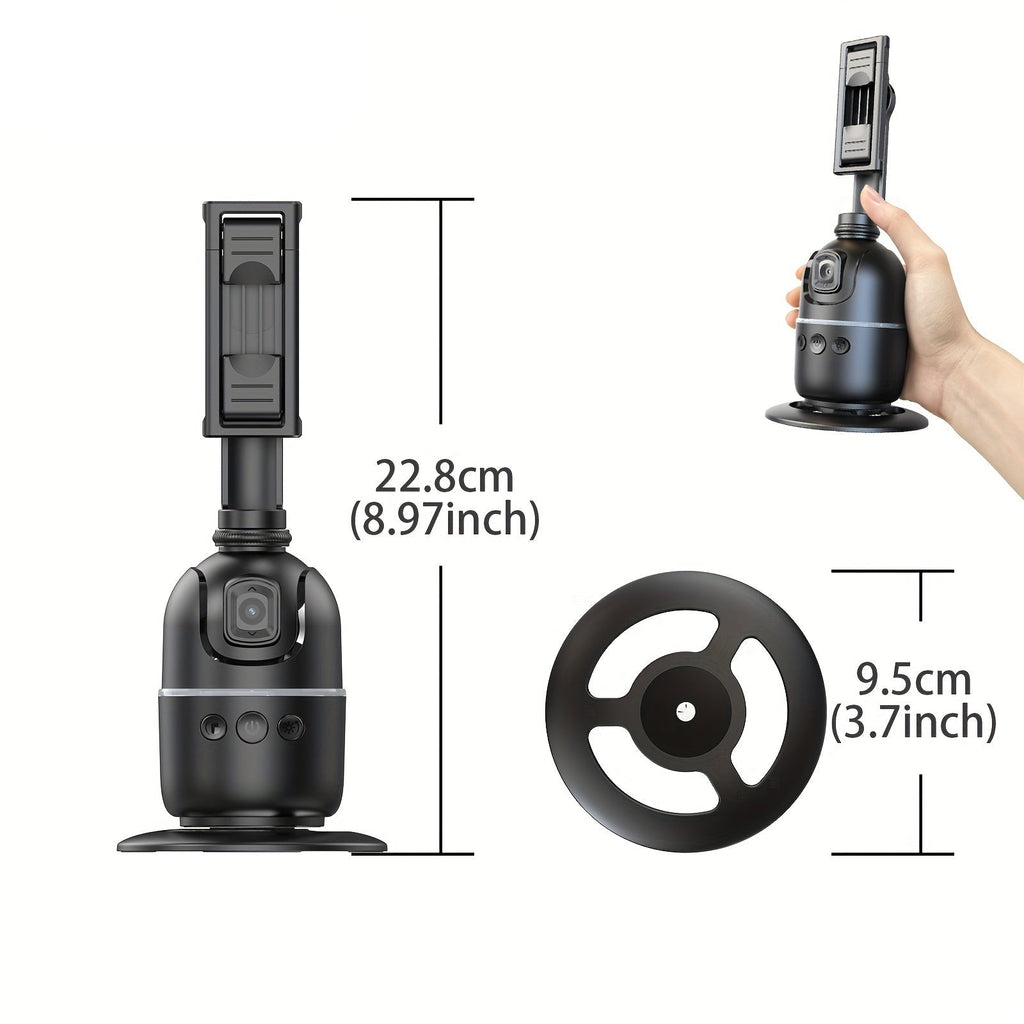 NNETM Smart AI Selfie Stick with 360° Rotating Phone Holder