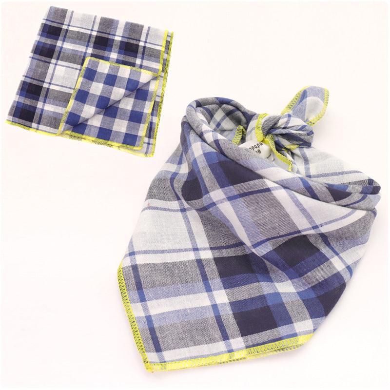 Fashionable Double Sided Cotton Pet Scarf