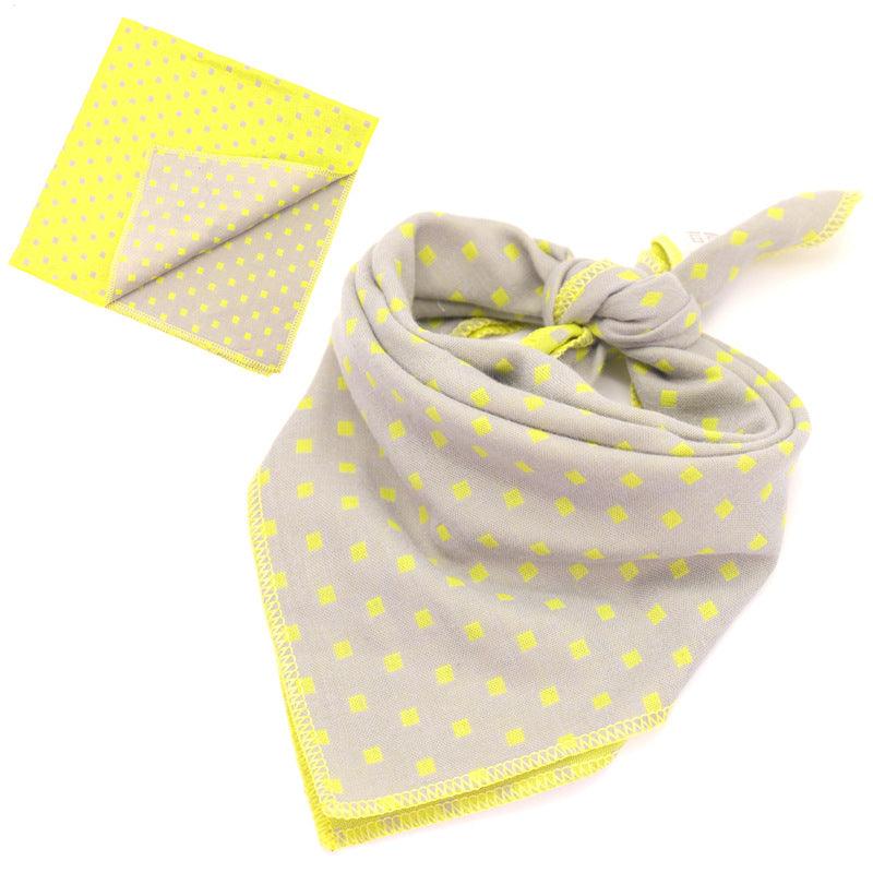 Fashionable Double Sided Cotton Pet Scarf