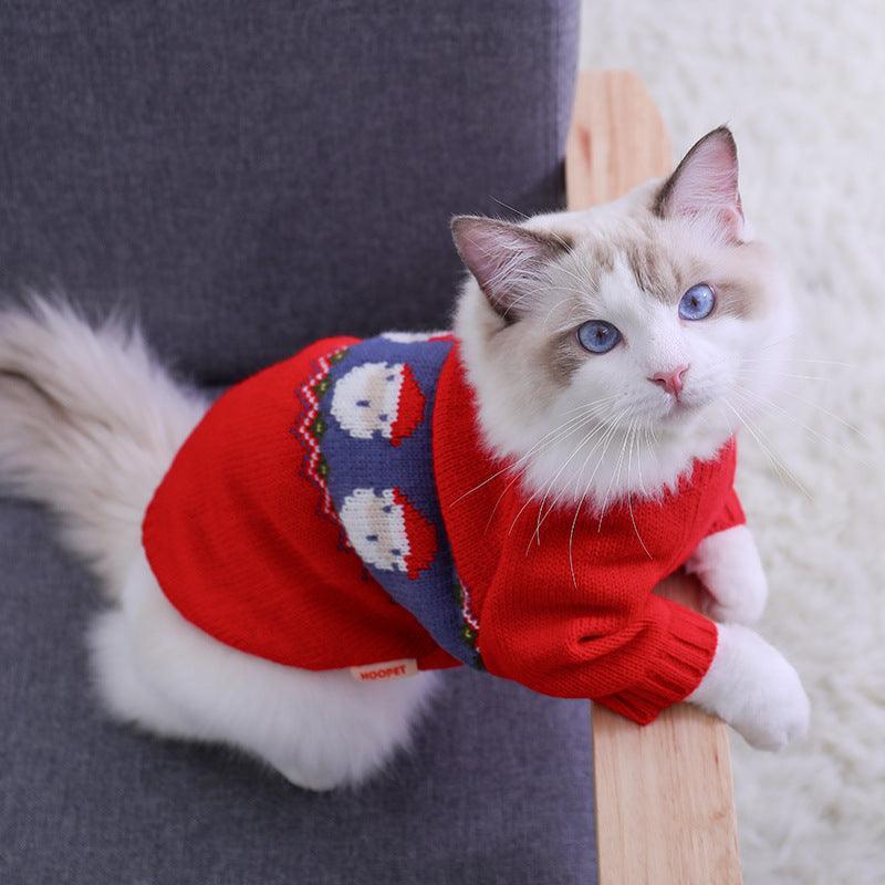 Cozy Festive Pet Sweater - Perfect For Pups And Kitties!