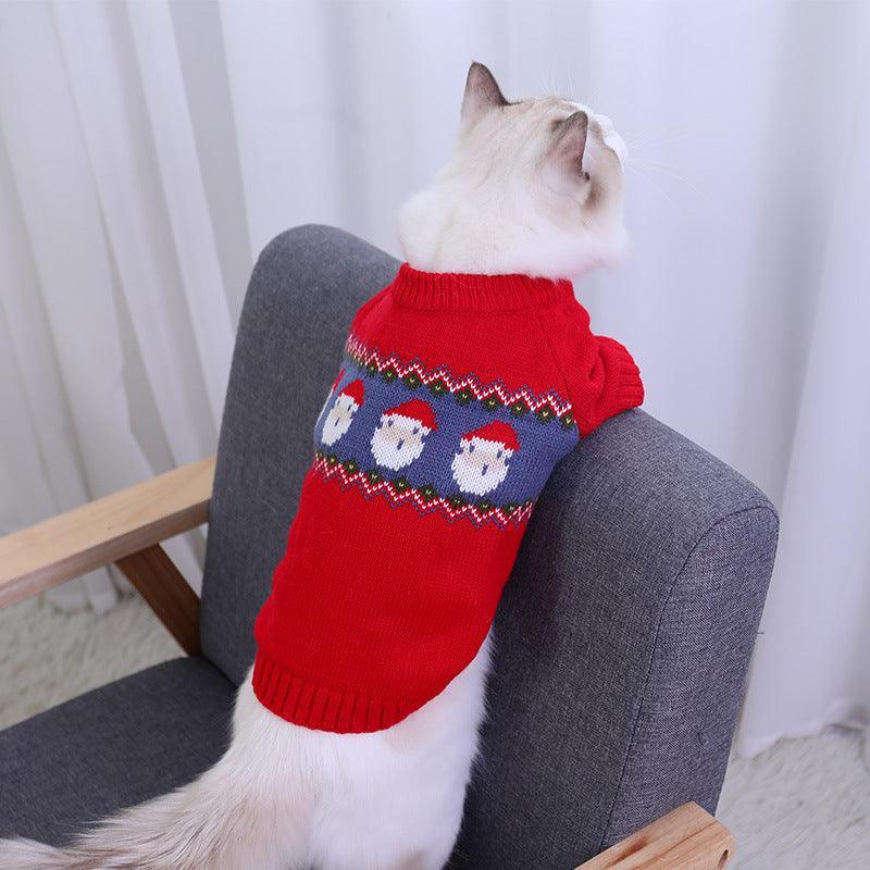Cozy Festive Pet Sweater - Perfect For Pups And Kitties!