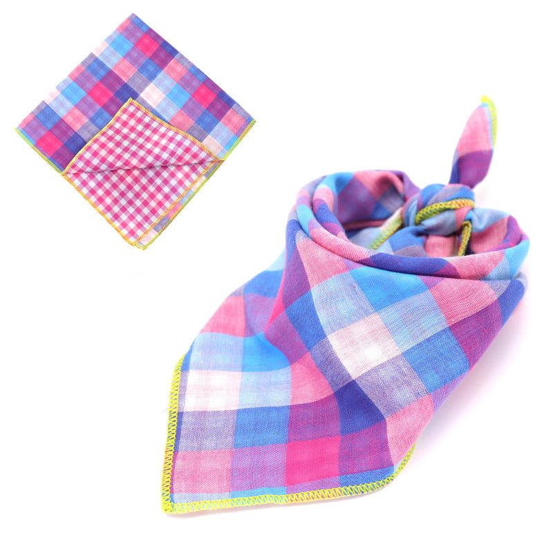 Fashionable Double Sided Cotton Pet Scarf