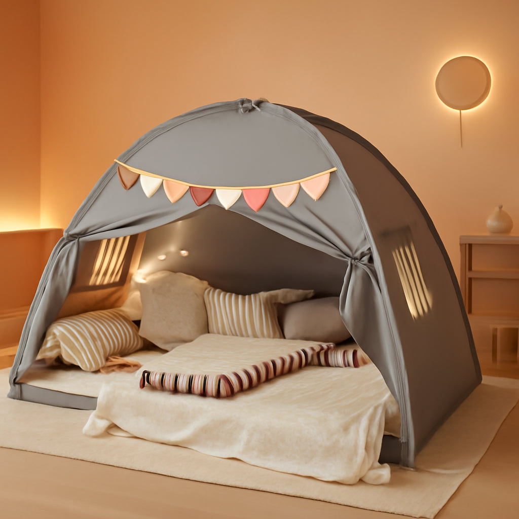 Twin Bed Tent Canopy Blackout Privacy PlayhouseKit