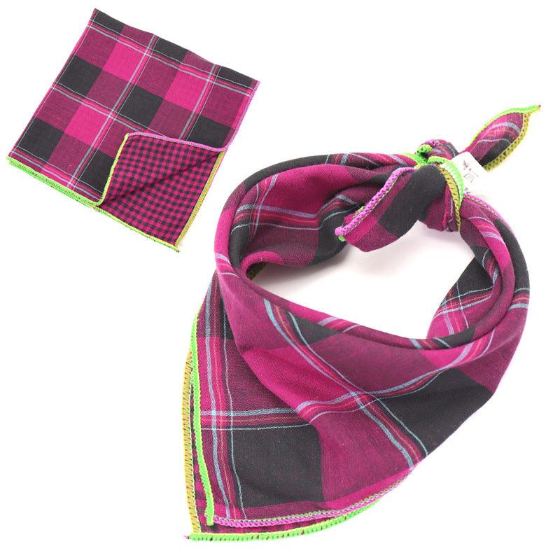 Fashionable Double Sided Cotton Pet Scarf