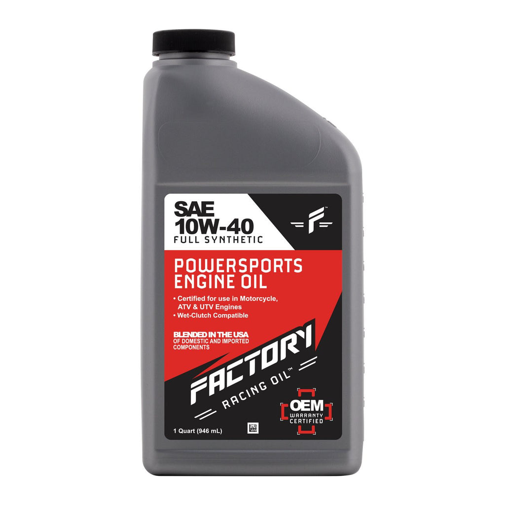 10W-40 3 Quart Oil Change Kit For Honda CB500F, CBR500R, CMX500, CBR600RR, CB650R