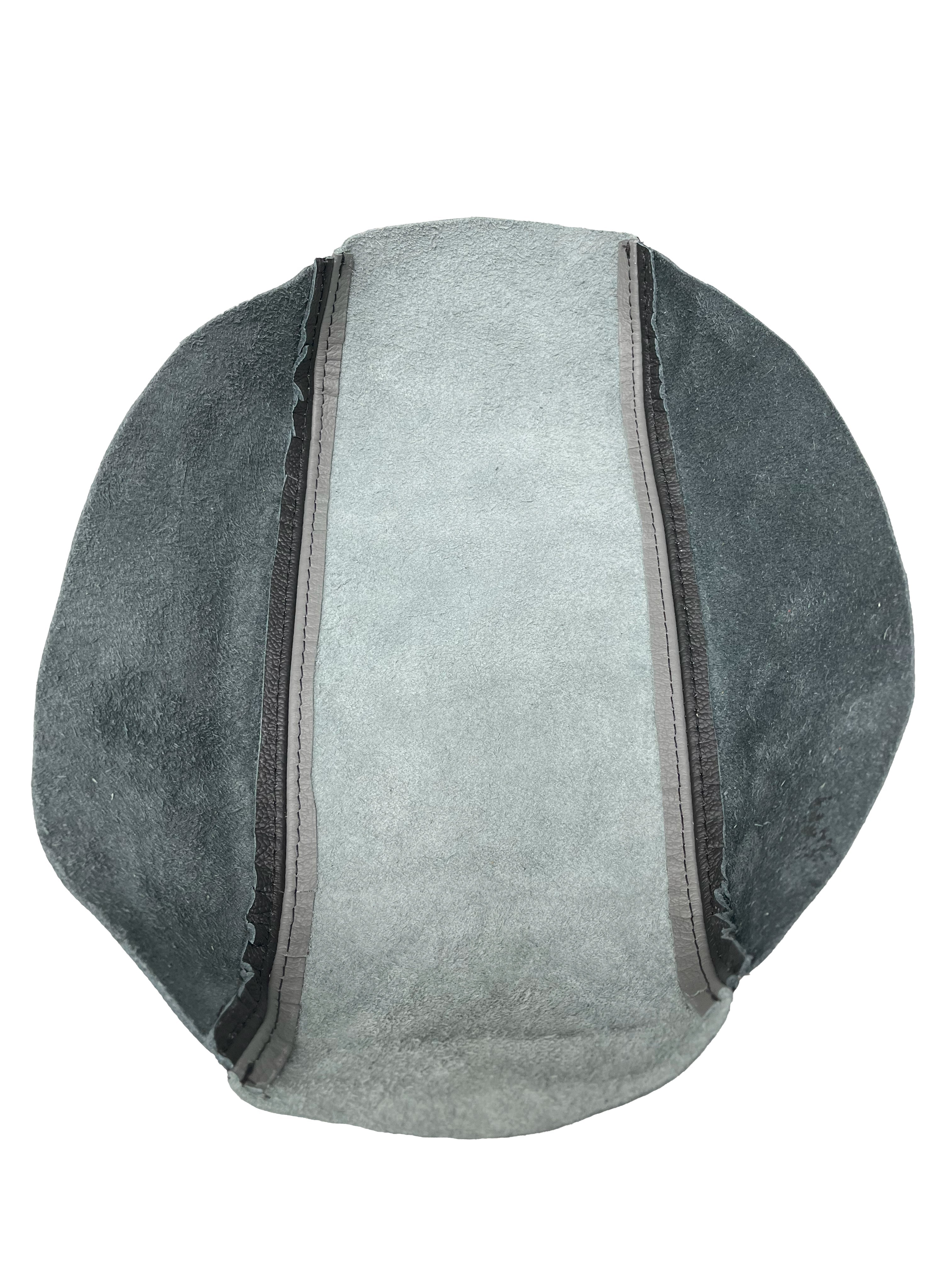 Titanium Gray & Black Leather Console Armrest Cover For 2009-2019 SUBARU FORESTER