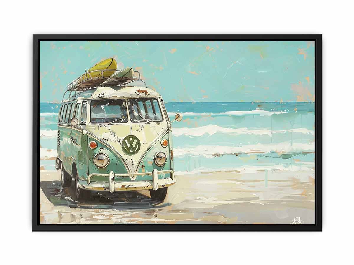 Vw Bus Canvas Art Print