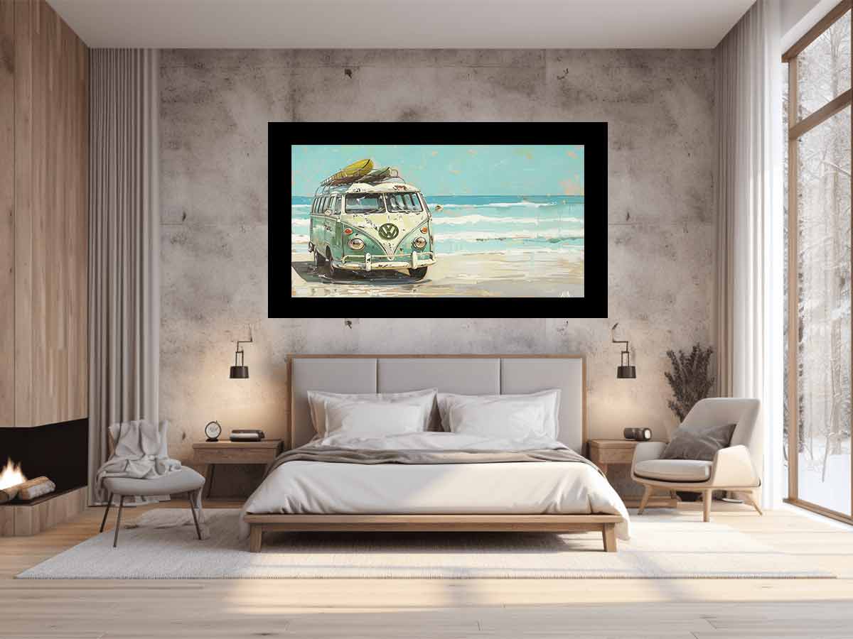 Vw Bus Canvas Art Print