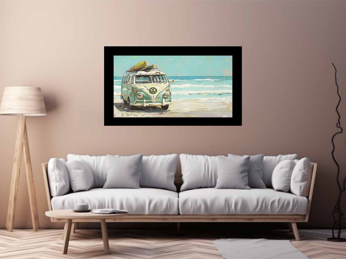 Vw Bus Canvas Art Print