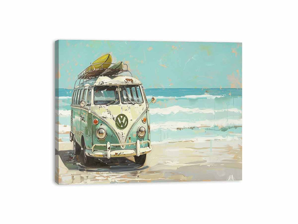 Vw Bus Canvas Art Print