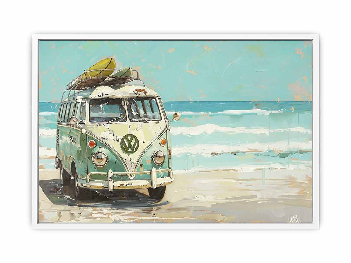 Vw Bus Canvas Art Print