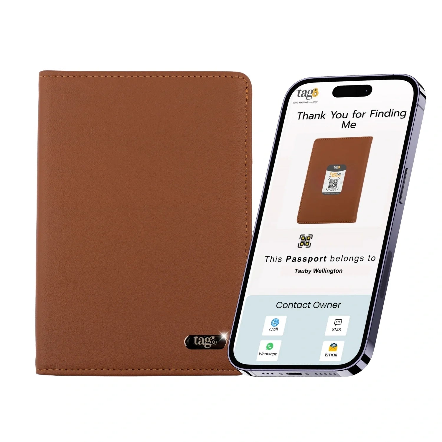 Genuine Leather Passport Case